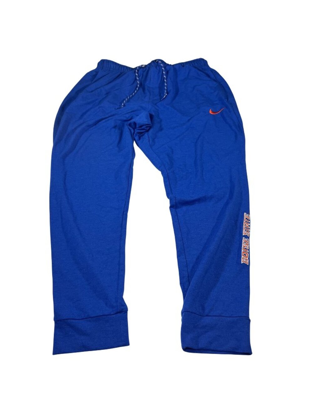 Nike Dri-Fit Mens Blue Boise State Broncos Sweatpants Joggers Size Large